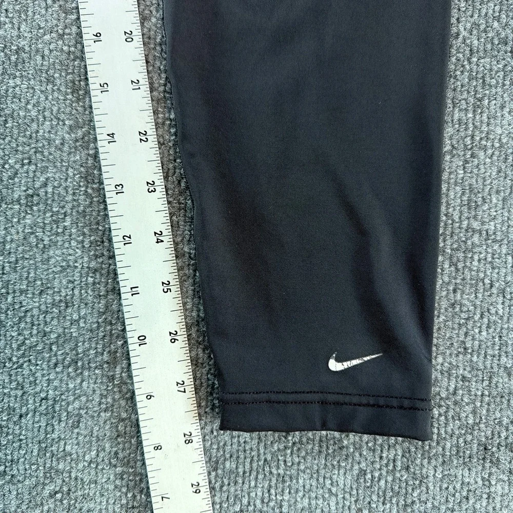 Nike Team Black Compression Leggings Seamless Athletic Tights Large L(12-14) Run